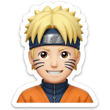 naruto says dattebayo sticker