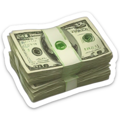 expensive cash  sticker