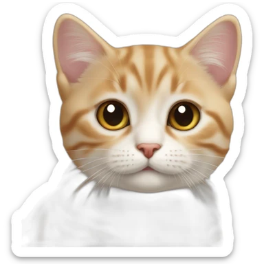 Un chaton avec une expression de désintérêt. sticker