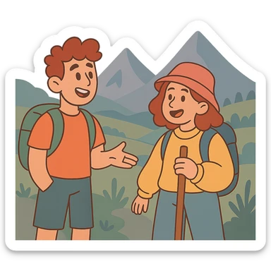 Remove the background, keep only the mountain landscape in muted colors, dreamy style with no background. sticker