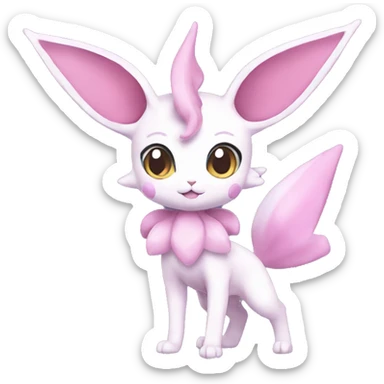 Kawaii Sylveon-Espeon-Pokémon full body sticker