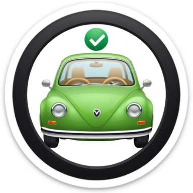 Logo certifié rond avec un coche valider banc sticker