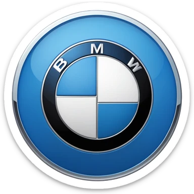 BMW logo emoji sticker