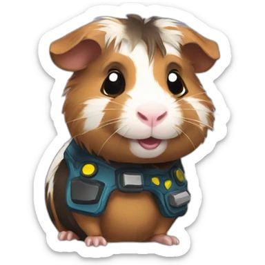 Gaming Guinea pigs sticker
