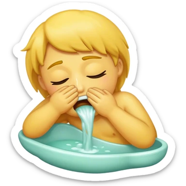 Vomiting  sticker