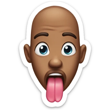 Drooling emojis sticker