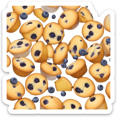 Blueberry muffins  sticker