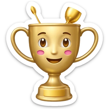 EMOJI AND WINNER CUP sticker
