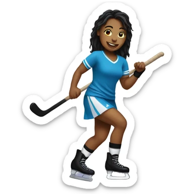 Hockey and dance mixte  sticker