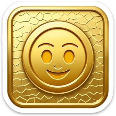 Paid in Full stamped gold foil  sticker