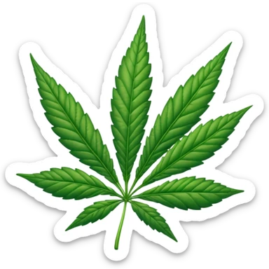 Marijuana sticker