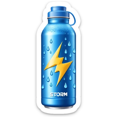  storm energy drink bottle sticker