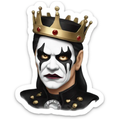 King Diamond abigai sticker