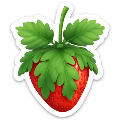 Strawberryemoji sticker