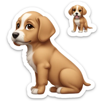 Puppy has been  sticker