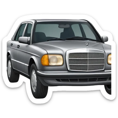 Mercedes Benz 190 grey sticker