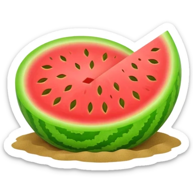 Melon sand box sticker