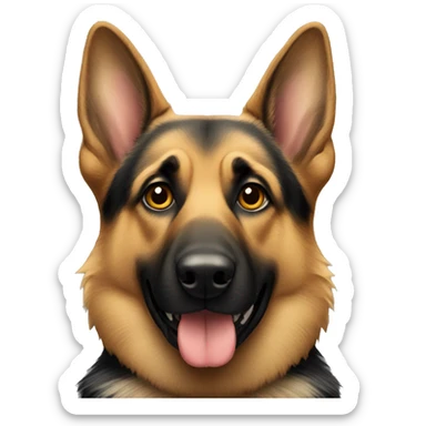 German Shepherd sticker