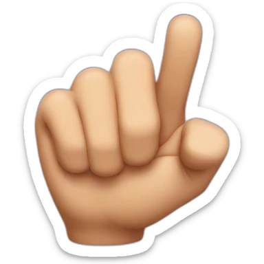 POINTING FINGER ON YOU sticker