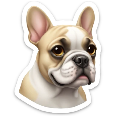 French bulldog sticker