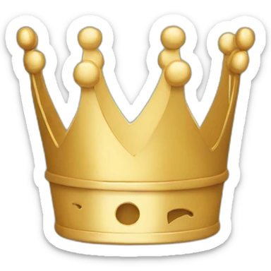 crown with movie cutter sticker