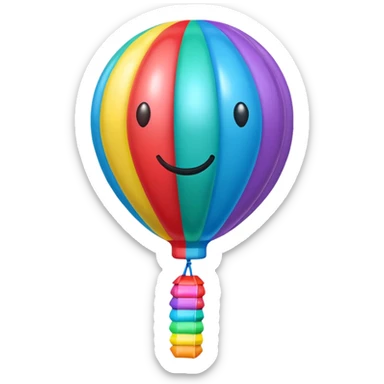 inflatable balloon pinata sticker