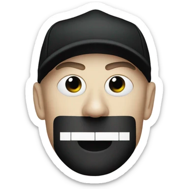 eminem domino mask sticker