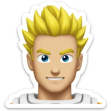 Vegeto dragon ballz sticker