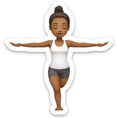 Yoga sticker