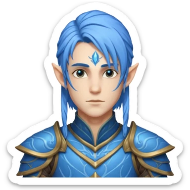 ESO male water elf sticker