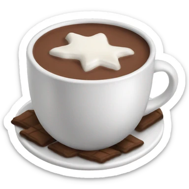 hot cocoa sticker