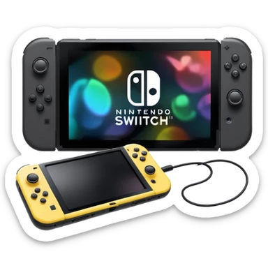 Nintendo Switch with Joy-Cons attached sticker