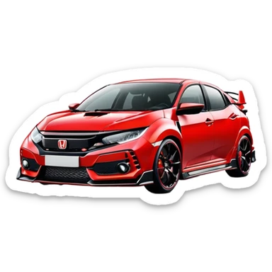 honda civic type r sticker