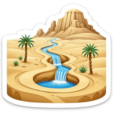 
road, desert, holy spring, islamic religion sticker