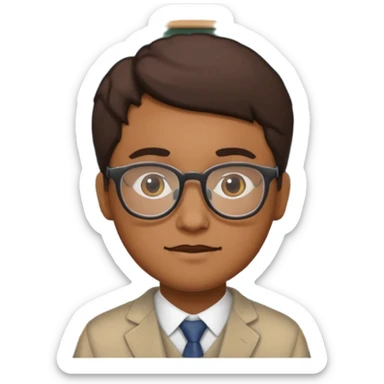 I am standing in the classroom. sticker