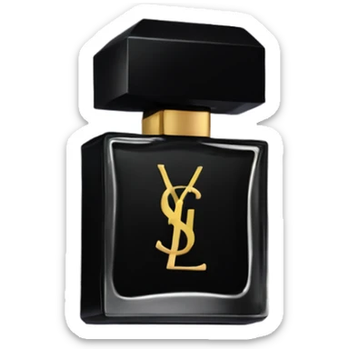 black ysl perfume sticker