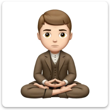Thomas Shelby Meditating  sticker