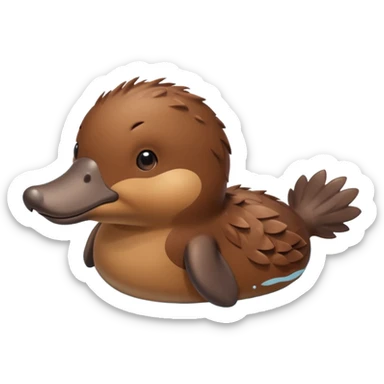 cute platypus sticker