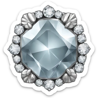 insignia de diamante platino sticker