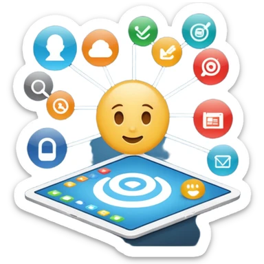 interfaccia online semplice. Learning Hub - Ambiente digitale che raccoglie contenuti, risorse e moduli formativi in un unico spazio navigabile.
 sticker