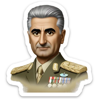 Mohamadreza pahlavi sticker