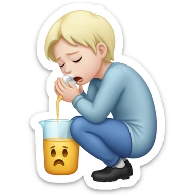 vomiting  sticker