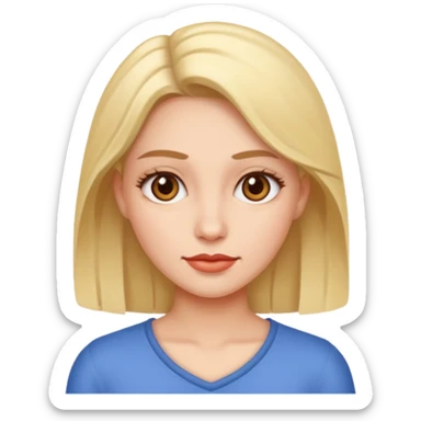 present woman sticker