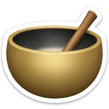 Tibetan singing bowl sticker