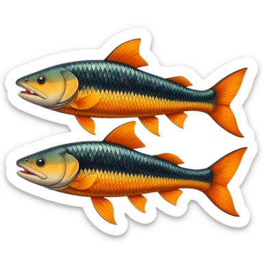 muskie fish sticker