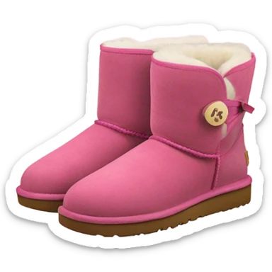 Pink Uggs sticker