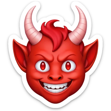 I need a devil in the night emoji sticker