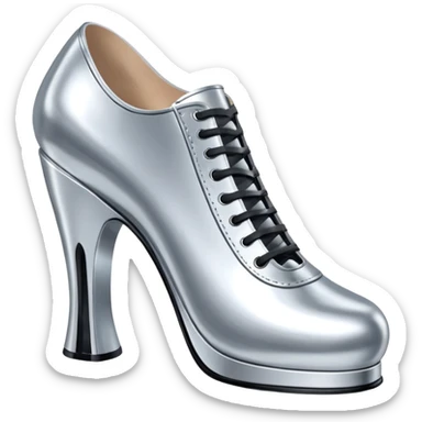 thierry mugler style spam can shoe sculpture  sticker