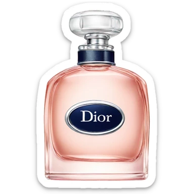 Dior perfume sticker