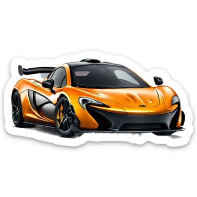 mclaren p1 sticker